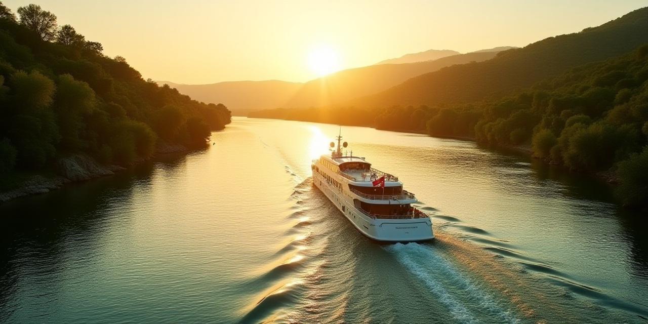Crociera fluviale panoramica al tramonto